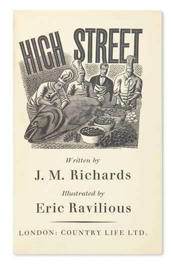 RAVILIOUS, ERIC; and J. M. RICHARDS. High Street.